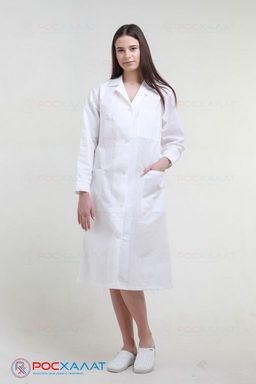 Женский медицинский халат бязь ГОСТ ХМ-01