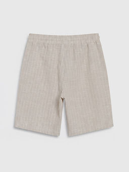 ?izgili Erkek ?ocuk Poplin ?ort