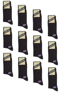 Плотные мужские носки с лайкрой упаковка 12 пар Dilek