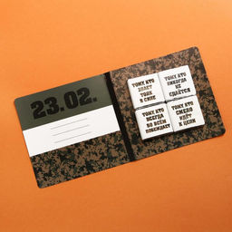 Шоколад молочный 23 февраля, открытка, 5 гр. х 4 шт. - Фабрика счастья фото 3