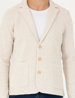 Трикотажный кардиган приталенного кроя Stone - Cacharel фото 6