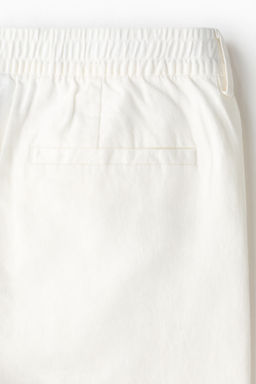 Pantal?n corto en mezcla de lino Relaxed Fit - H&m фото 9