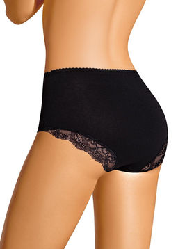 U1190 Трусы жен. Кружево хлопок (ЧЗ)