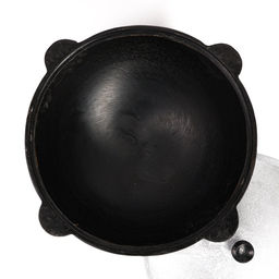 Цена за 2 шт. Казан Шафран, 16 л, круглое дно, алюминиевая крышка, чугун