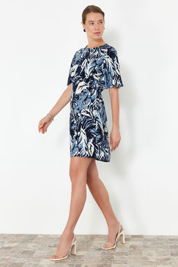 TRENDYOLMILLA Pembe Cicekli A Kesim Viskon Mini Dokuma Elbise TWOSS24EL00632  фото 10