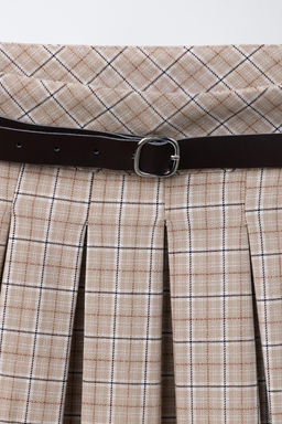 PLEATED SKIRT WITH BELT - Zara фото 3