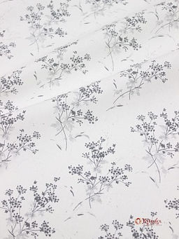 Плательный хлопок Рута душистая цв.серый, ш.1.5м, хлопок-100%, 115гр/м.кв