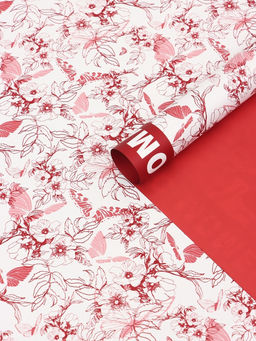 Цена за 20 шт. Пленка для цветов и букетов «Романтичные моменты», белый винный, 57×57 см