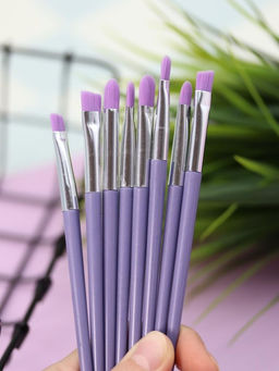 Набор кистей для макияжа "Magic 13", 13 кистей, purple