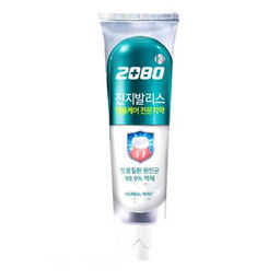2080 Gingivalis Herbal Mint, 120г - Антибактериальная зубная паста с экстрактом гинкго (целебная мята и травы)