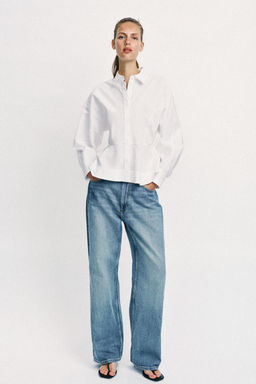 Z1975 REGULAR FIT HIGH-WAIST LONG LENGTH JEANS - Zara фото 29