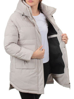 3335 LT. BEIGE Куртка зимняя облегченная женская (150 гр. холлофайбер)