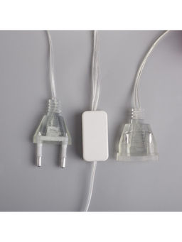 Гирлянда Нить 5 м с насадками Розы жёлтые, IP20, прозрачная нить, 20 LED, свечение тёплое белое, 220 В - Luazon lighting фото 8