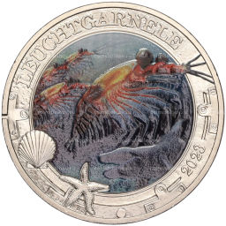 3 евро 2023 года Австрия Светящаяся морская жизнь Антарктический криль