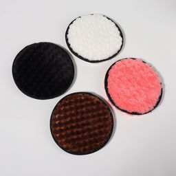 Спонж для умывания, d=11 см, с подвесом, МИКС