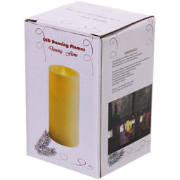 Цена за 4 шт. Сувенир с подсветкой "Свеча - Ночной огонь" 7,5*10 см (работает от батареек 3 ААА)