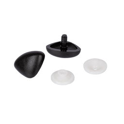 HobbyBe HKT-25 Нос пластиковый с фиксатором 29 мм x 22 мм 5 х 1 шт. чёрный