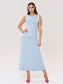 Платье женское ZZ-03005 l.blue/white