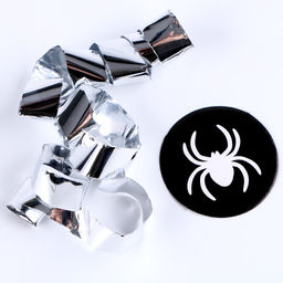 Хлопушка пневматическая Пауки, 30 см - Страна карнавалия фото 2