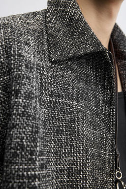 ZIP-UP TEXTURED OVERSHIRT - Zara фото 6