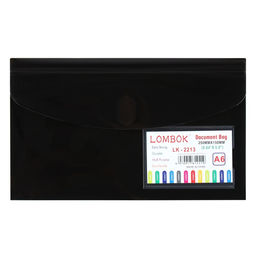 Цена за 12 шт. Папка-конверт на липучке А65, 180 мкр, с расширением, карман для визиток, МИКС - Simaland фото 5