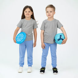 Штанишки детские голубые 432/1 (116, 60)