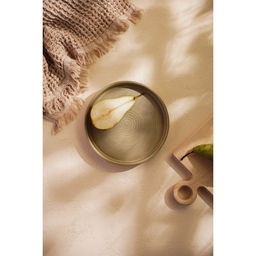 Тарелка обеденная SL Home «Песчаный бриз», d=21 см, фарфор, бежевая