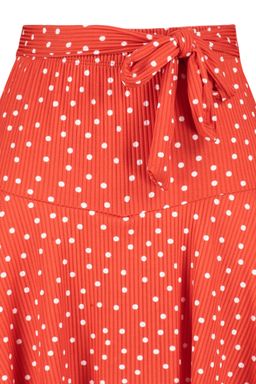 TRENDYOLMILLA K?rm?z? Etek Gorunumlu Yuksek Bel Mini Orme Sort TWOSS21SR0621 фото 55