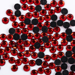 Страз клеевой "Zlatka" RS/144 SS12 3 - 3.2 мм акрил 1 x 144 шт в пакете с еврослотом 033+ св.красный (lt siam)