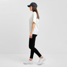 Футболка женская Mist Old School, размер 42, молочная