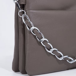 Сумка кросс-боди на молнии, цвет бронзовый - Simaland фото 4