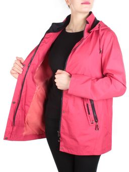 F654 CRIMSON Ветровка женская CO-COCOPINE (85% хлопок, 15% полиэстер) - Fashion фото 9