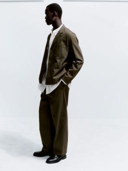 Pantalones de lino y algod?n loose fit - H&m фото 8