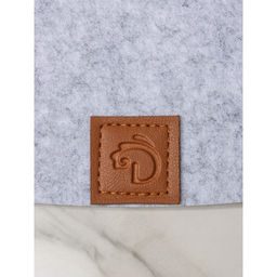 Салфетка сервировочная на стол Доляна Грэй, 33,538,4 см, толщина 4 мм, цвет серый  фото 3