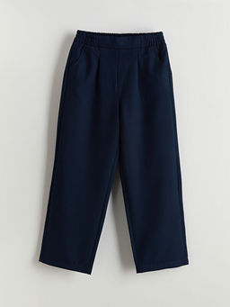 Wideleg Pileli K?z ?ocuk Pantolon