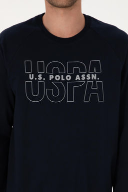 Erkek Lacivert Pijama Tak_m_ Sepette S_rpriz _ndirim - U.s. polo assn фото 6