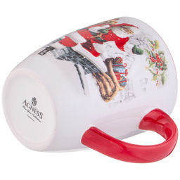 КРУЖКА AGNESS С НОВЫМ ГОДОМ! 11,5*8*10 СМ 300 МЛ (КОР=48ШТ.) фото 4