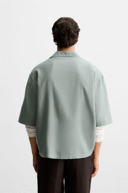 RELAXED FIT FLOWING SHIRT - Zara фото 3
