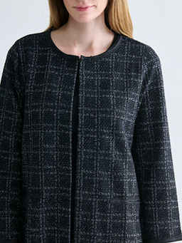 Bisiklet Yaka Ekose Kad?n H?rka