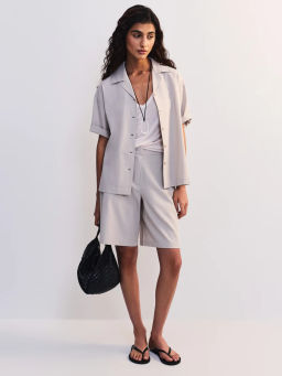 Блуза оверсайз из хлопка и вискозы ZR2605012010-60 / Zarina