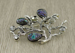 Брошь-подвеска "Фруктовый сад" гелиотис