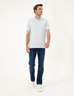 A__k Mavi Regular Fit Ti__rt