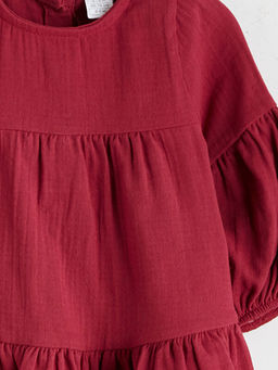 Bisiklet Yaka K?z Bebek Elbise