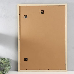 Фоторамка для фото 50×70 см Ellis, МДФ, с паспарту, натуральный, (пластиковый экран)