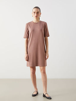 Bisiklet Yaka Kad?n Elbise