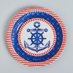 Посуда бумажная одноразовая «С днём рождения», 6 тарелок, 6 стаканов, 6 колпаков, 1 гирлянда