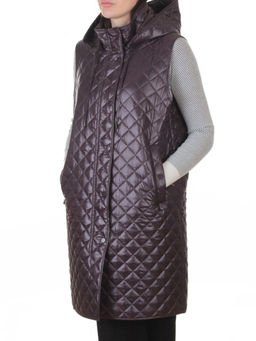 802 DK. VIOLET Жилет утепленный женский (50 гр. синтепон) - Fashion фото 5