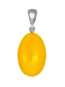 Подвеска из натурального медового балтийского янтаря