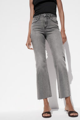 TRF CROPPED FLARE HIGH-WAIST JEANS - Zara фото 45