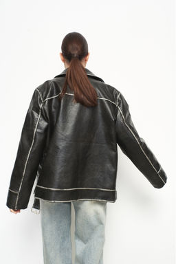 Куртка-косуха утепленная Black - Erist store фото 5